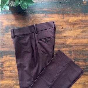 LOFT trousers, dark maroon, Julie fit, size 0